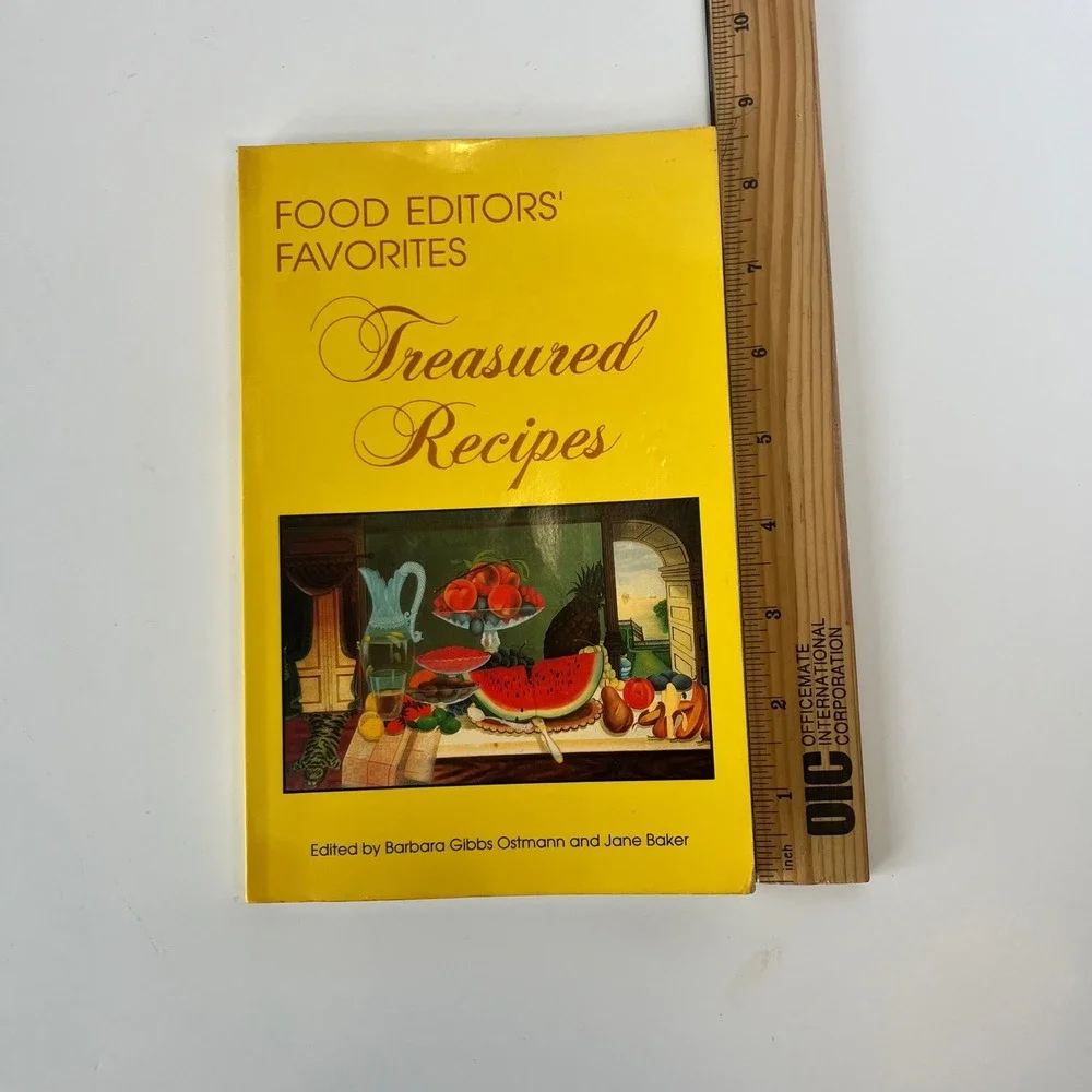 Food Editors Favorites Treasured Recipes Cookbook 1983 Ostmann Baker Paperback